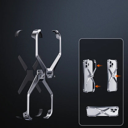 Detachable Metal Cool Alloy IPhone Case - Wholesalus