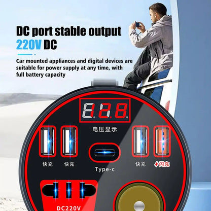 Car Multi-functional Charging Adapter - Wholesalus