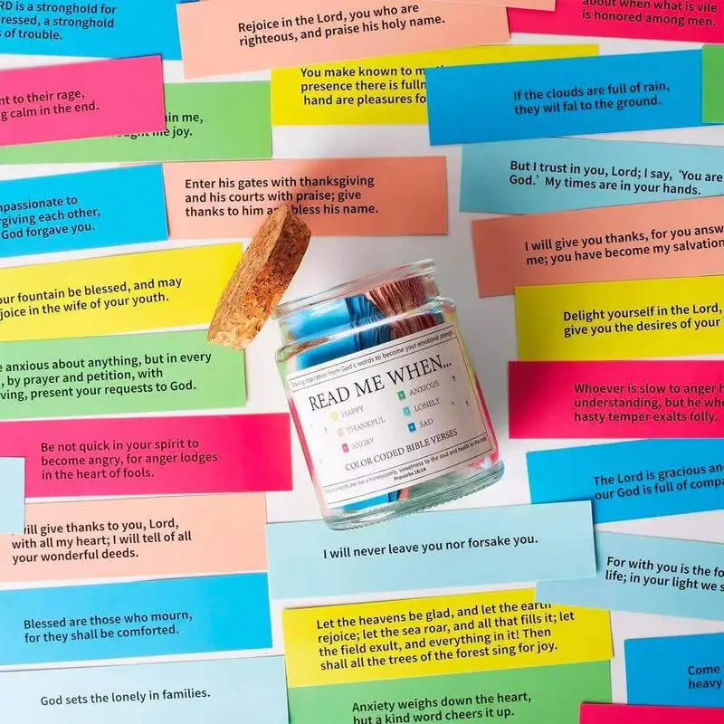 Bible Verses Cards  Jar