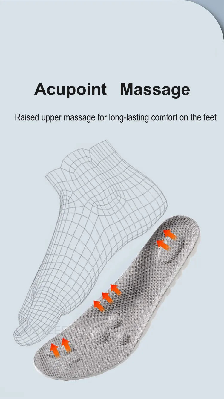 High Elasticity Latex Sport Insoles - Wholesalus