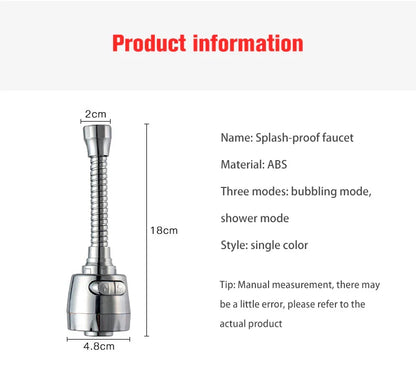 360 Degree Rotatable High Pressure Faucet - Wholesalus