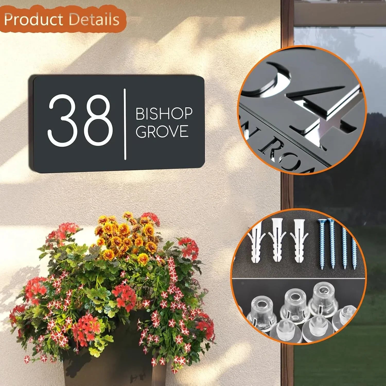 Customized Acrylic Laser Cut Sign Plate - Wholesalus