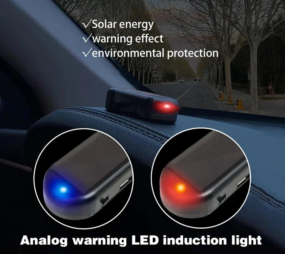 Solar Simulation Anti-theft Warning Light