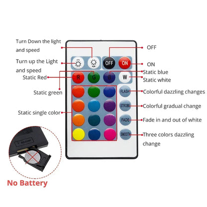 Touch Sensor RGB LED Hexagon Lamp - Wholesalus