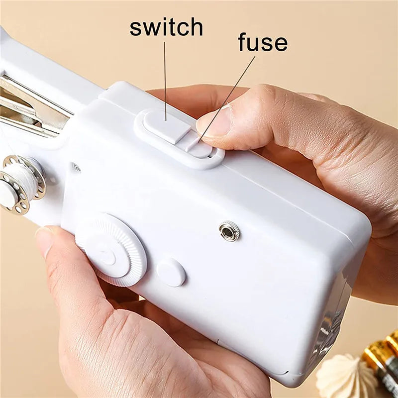 Hand-Held Portable Sewing Machine