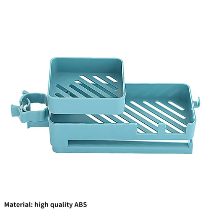 Double Floor Faucet Swivel Sponge Drain Rack - Wholesalus