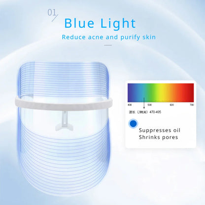 LED Red Light Therapy Facial Mask - Wholesalus