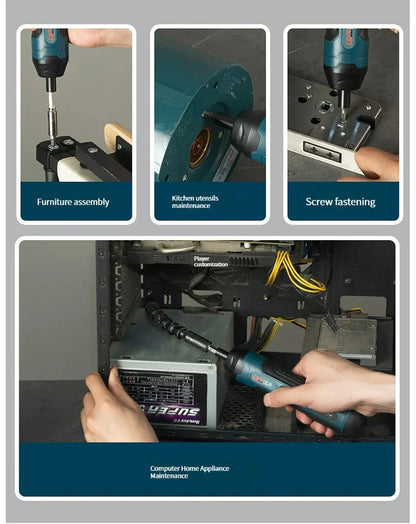 Rechargeable Electric Wireless Screwdriver - Wholesalus
