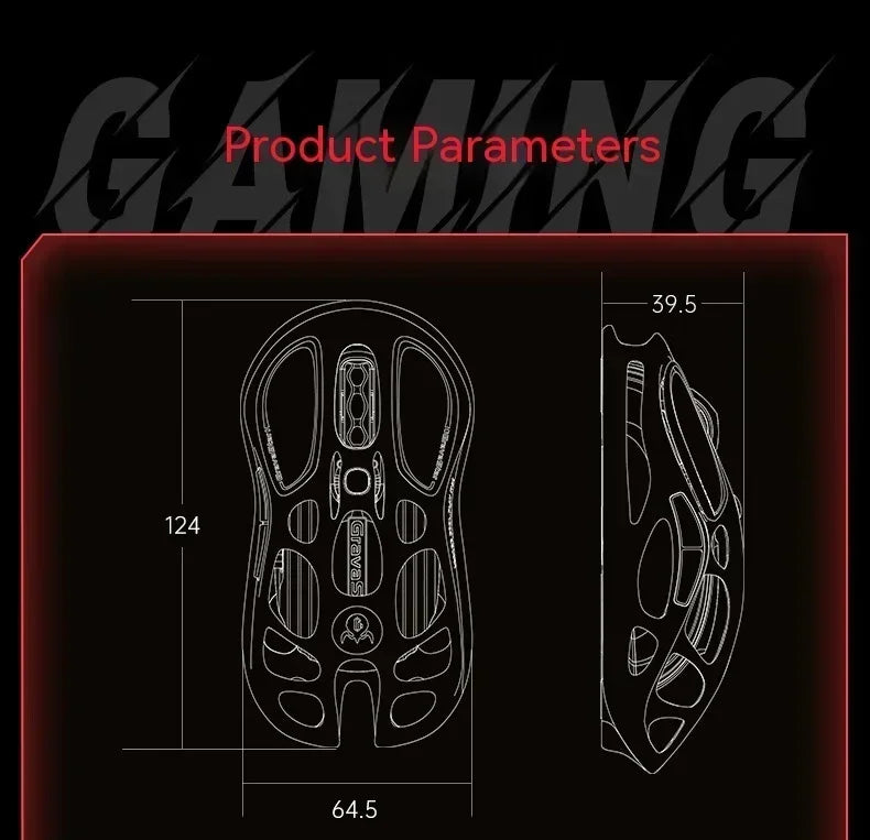 Magnesium Alloy Wireless Gaming Mouse - Wholesalus