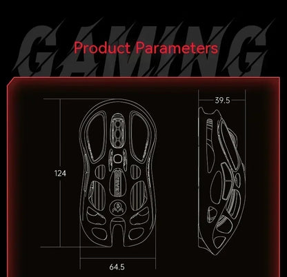Magnesium Alloy Wireless Gaming Mouse - Wholesalus
