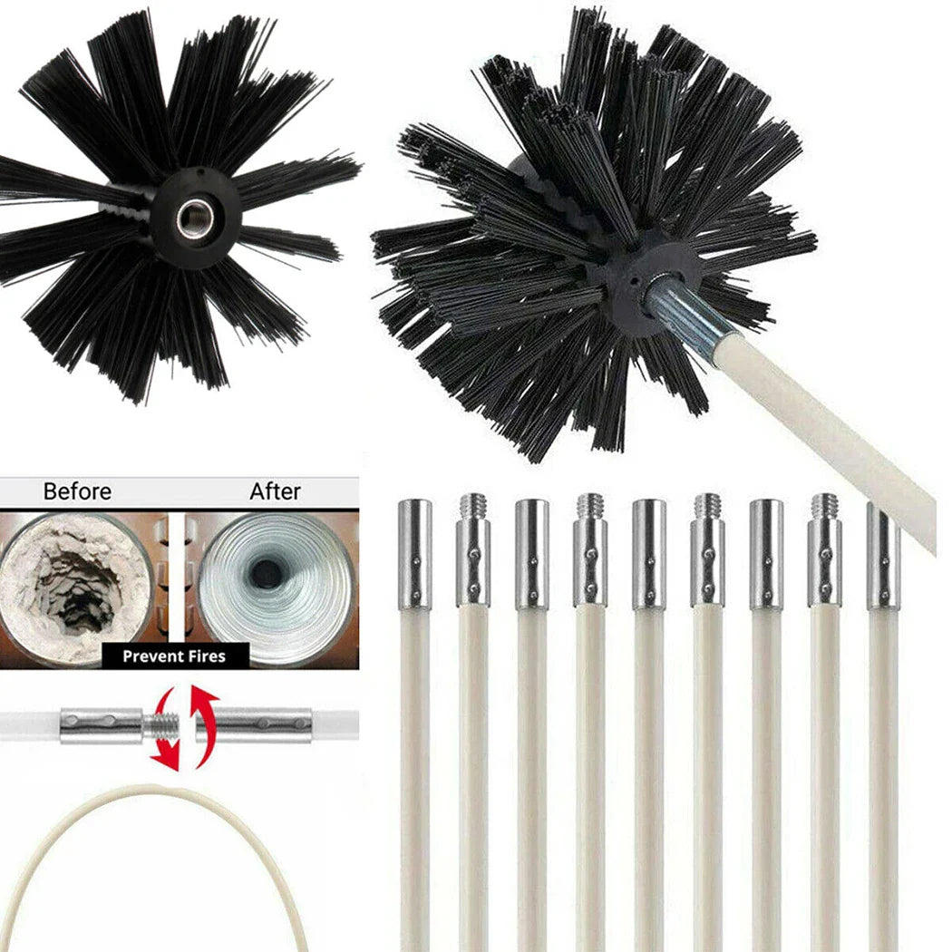 Chimney Cleaning Brush Kit