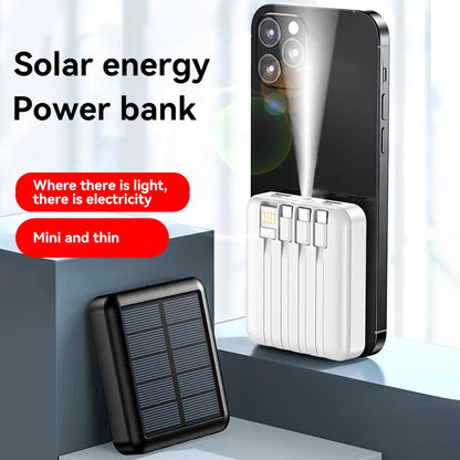 4 in 1 Solar Charging Power Bank - Wholesalus