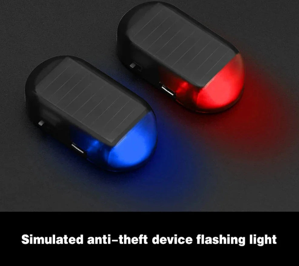 Solar Simulation Anti-theft Warning Light