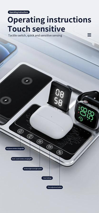 4 in 1 Magsafe Wireless Charging Station - Wholesalus