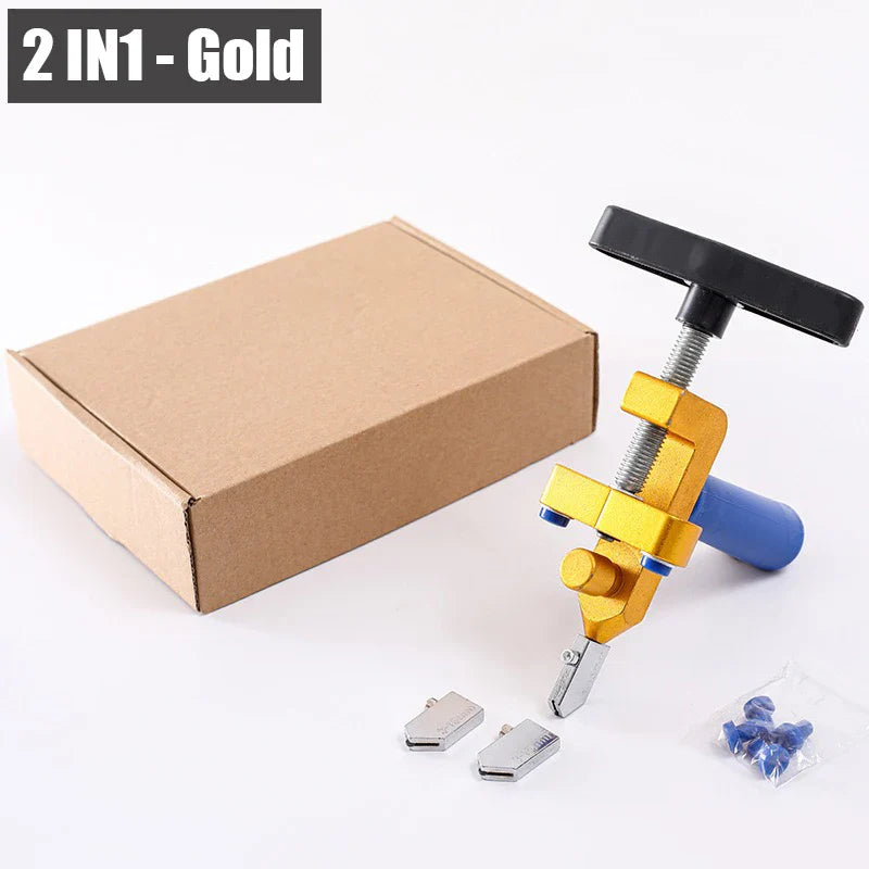 2 In 1 Glass Tile Cutter with Breaking Pliers