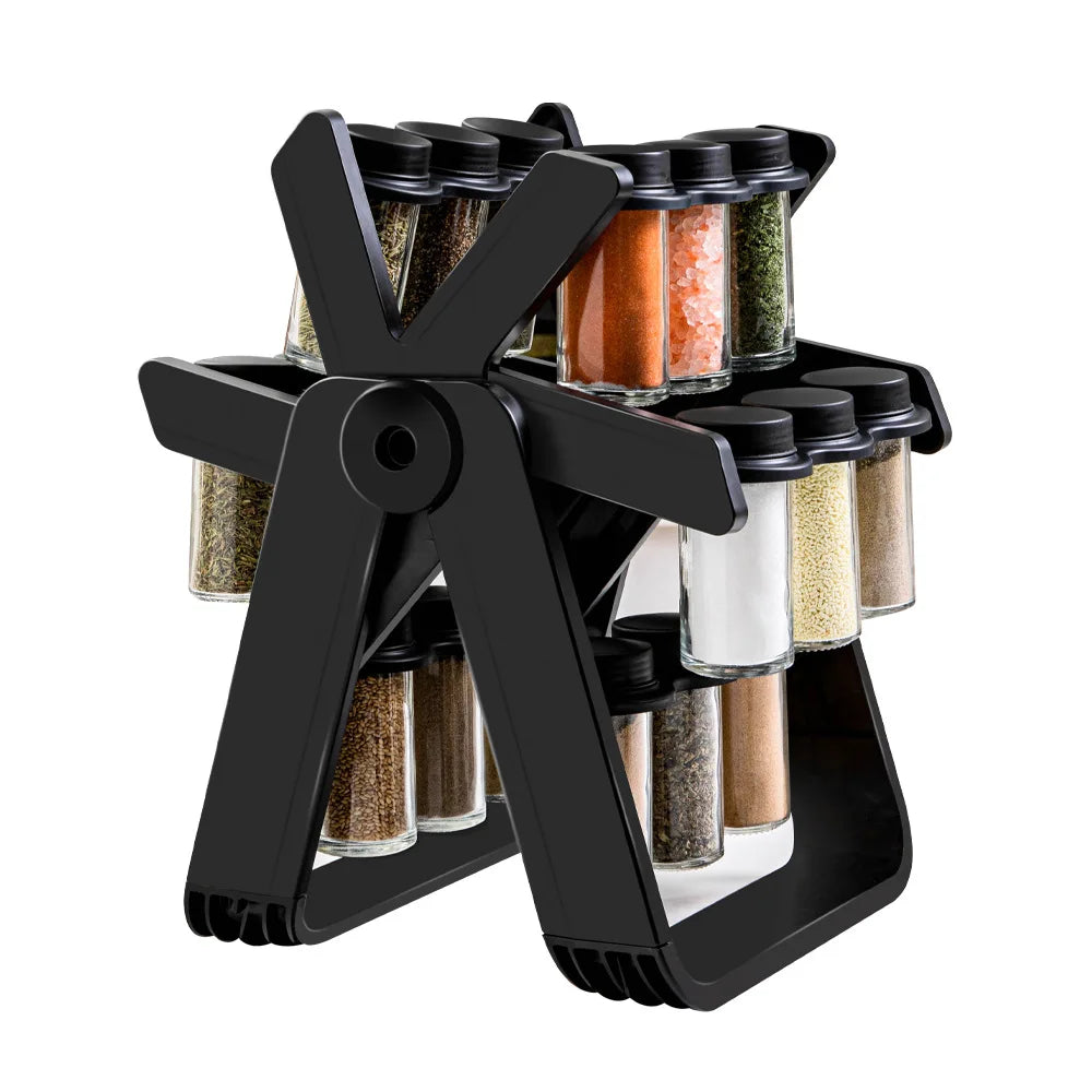 Rotating Wheel Spice Rack