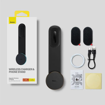 Magnetic Bendable Phone Holder with Wireless Charging - Wholesalus