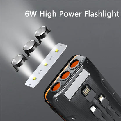 Multifunctional Solar Power Bank Quick Wireless Charger - Wholesalus