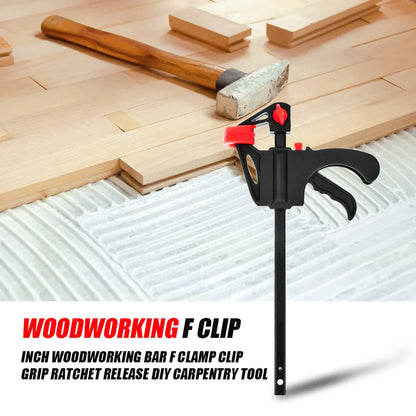 Adjustable Handheld Woodworking F Clamp - Wholesalus