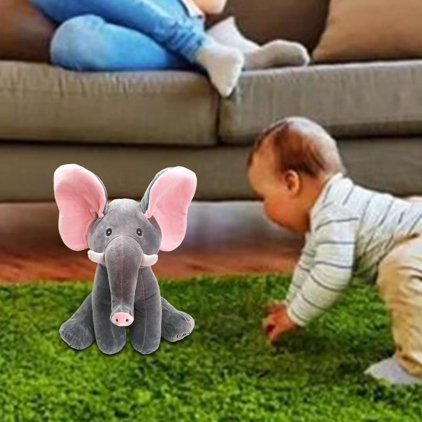 Plush Elephant Musical Toy