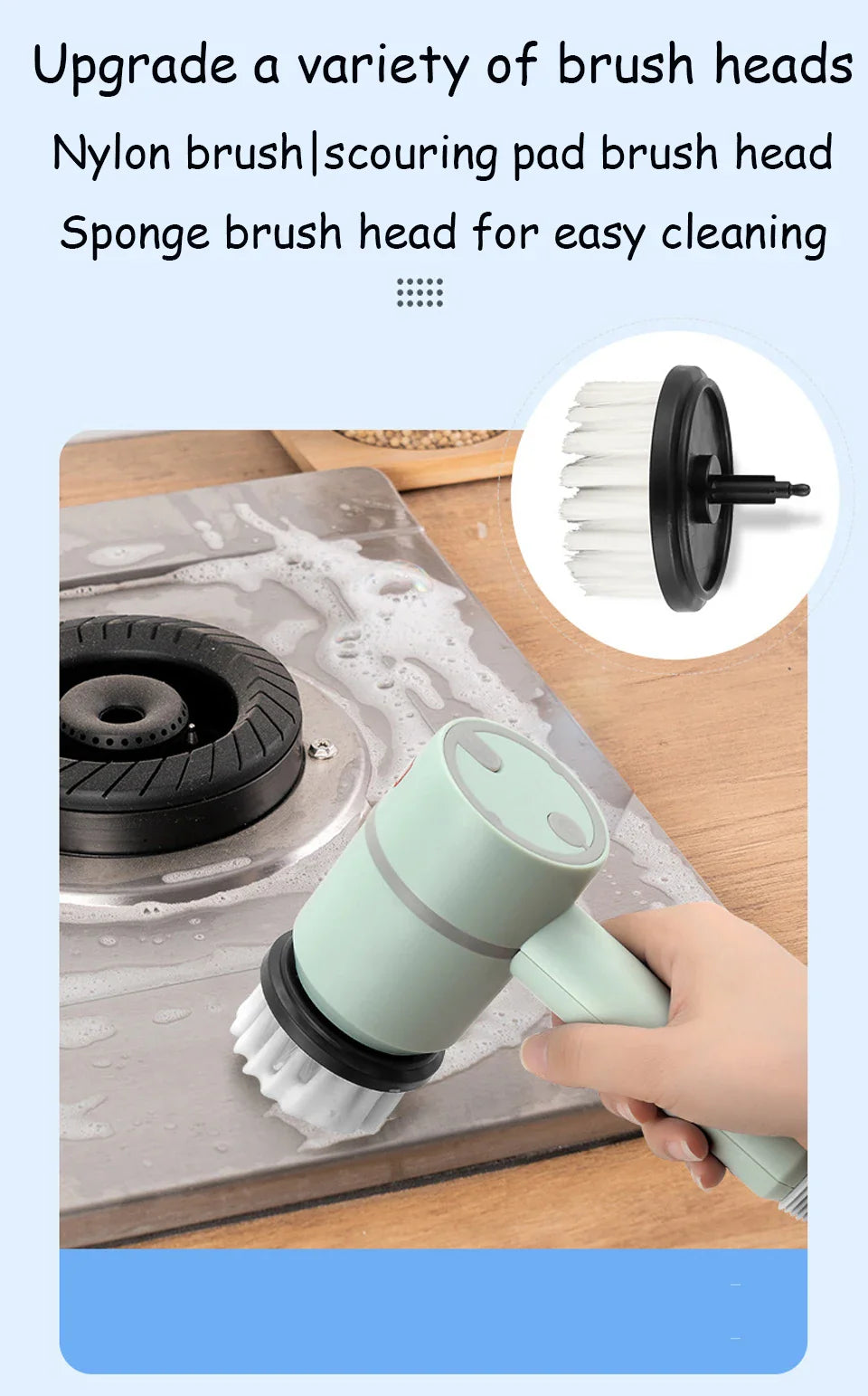 Multipurpose Electric Cleaning Brush