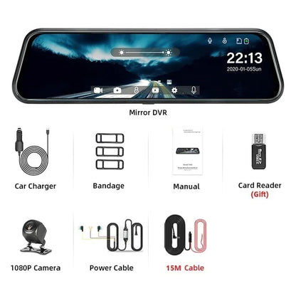 AutoGuard Mirror Dashcam - Wholesalus