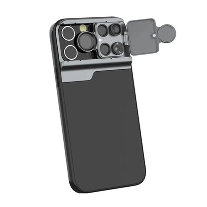 5 in 1 Mobile Fisheye Telephoto Lens Case - Wholesalus