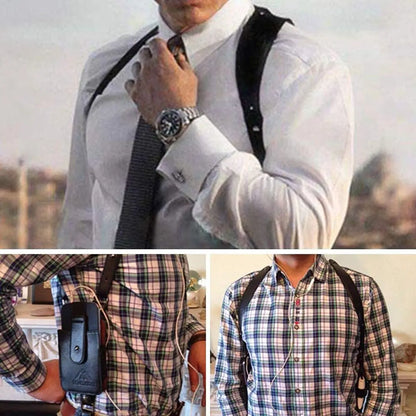 Retro Shoulder Double Pocket Holster - Wholesalus