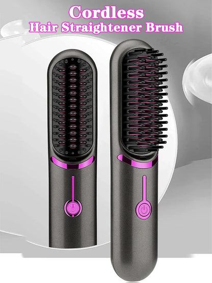Wireless Hair Straightener Comb - Wholesalus