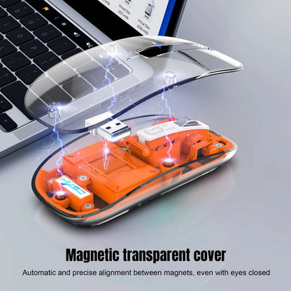 Transparent Wireless Bluetooth Mouse - Wholesalus