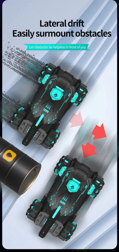 Gesture And Remote Controlled Tank Vehicle Toy - Wholesalus