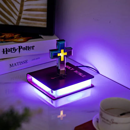 Levitating Holy Cross Lamp - Wholesalus