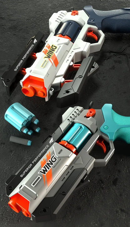 Soft Bullet Revolver Gun Toy - Wholesalus