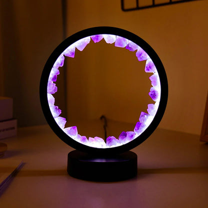 Natural Gemstone Crystal Lamp - Wholesalus