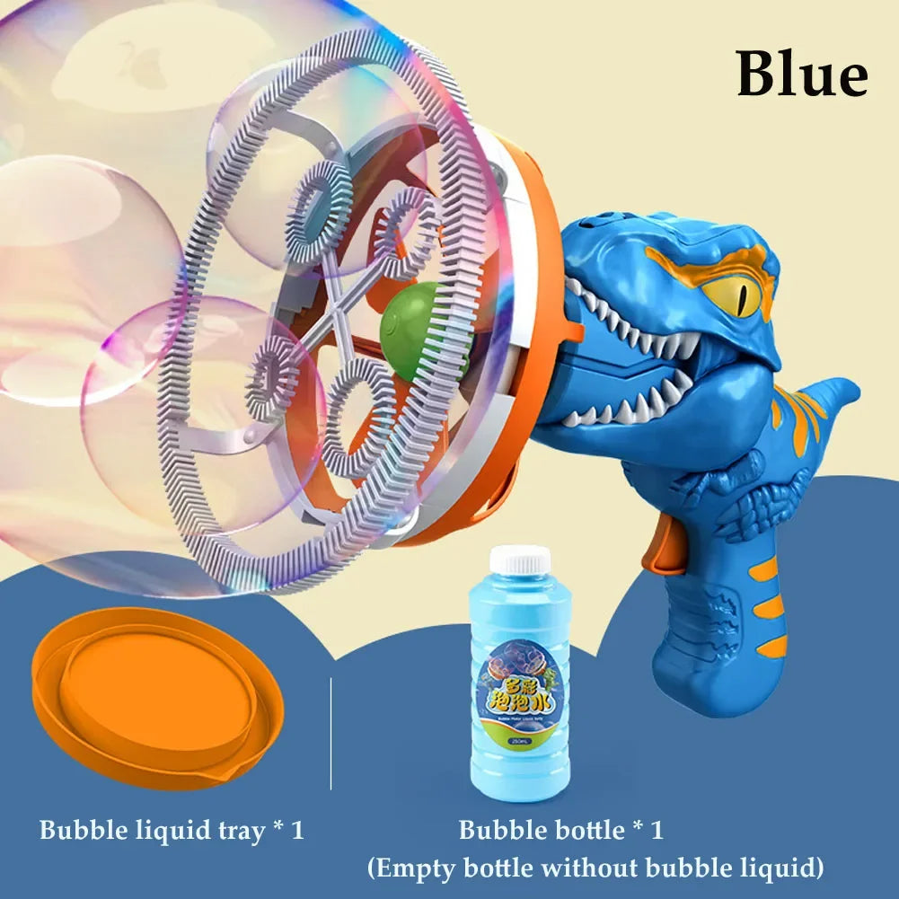 Dinosaur Bubble Gun Machine Toy