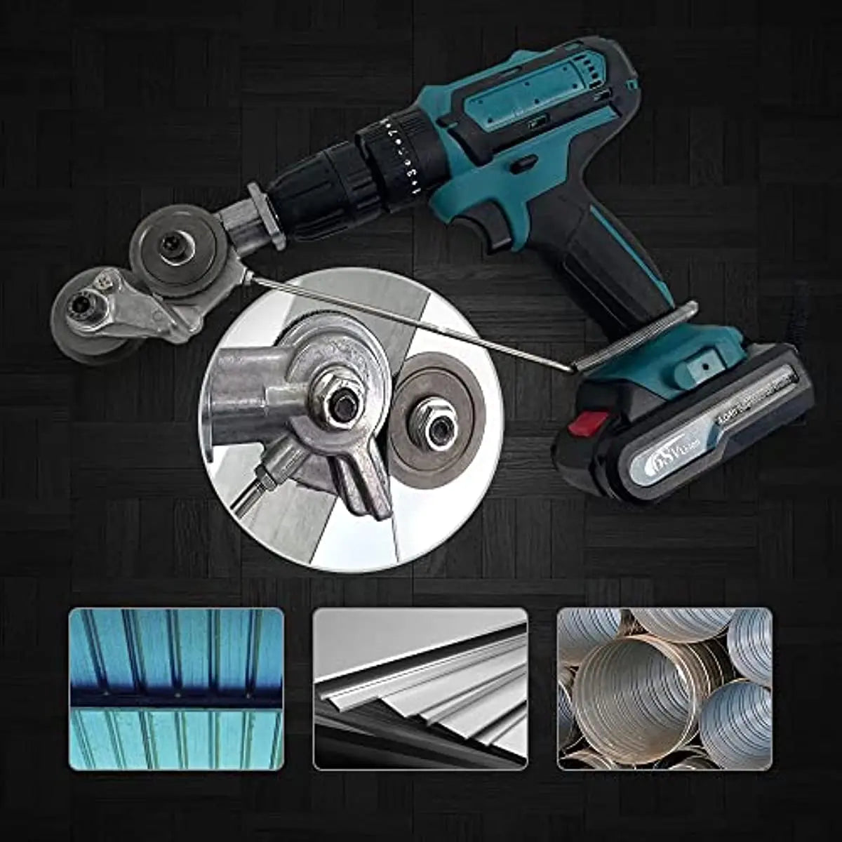 Double Headed Electric Drill Plate Cutter