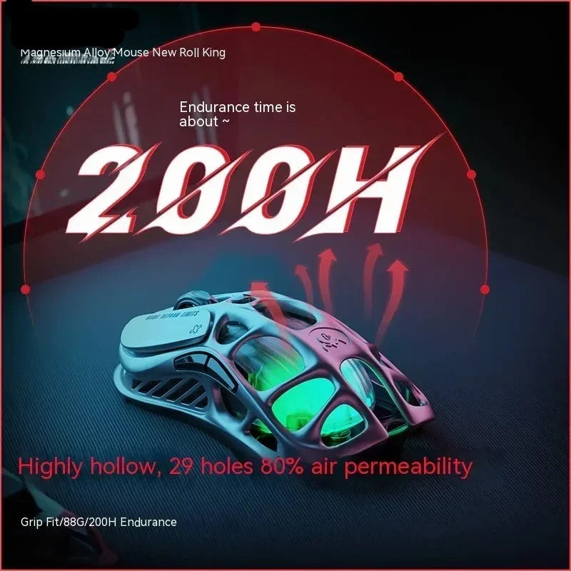 Magnesium Alloy Wireless Gaming Mouse - Wholesalus