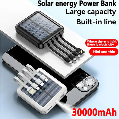 4 in 1 Solar Charging Power Bank - Wholesalus