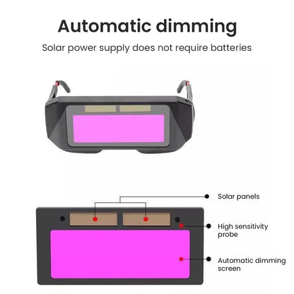 Solar Powered Welding Glasses - Wholesalus
