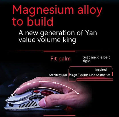 Magnesium Alloy Wireless Gaming Mouse - Wholesalus