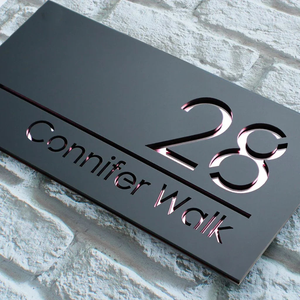 Customized Acrylic Laser Cut Sign Plate - Wholesalus