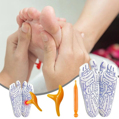 Acupressure Reflexology Socks with Massage Stick - Wholesalus