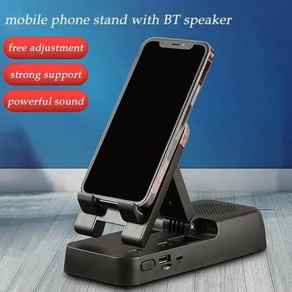 Mobile Holder With Wireless Speaker - Wholesalus