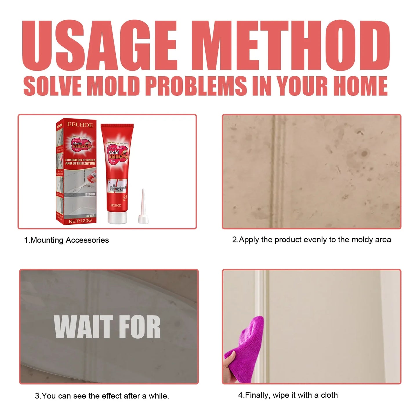 Multifunctional Mold Remover Gel - Wholesalus