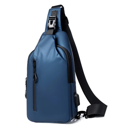 Waterproof Chest Bag with USB Charging Interface - Wholesalus