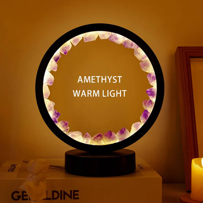 Natural Gemstone Crystal Lamp - Wholesalus