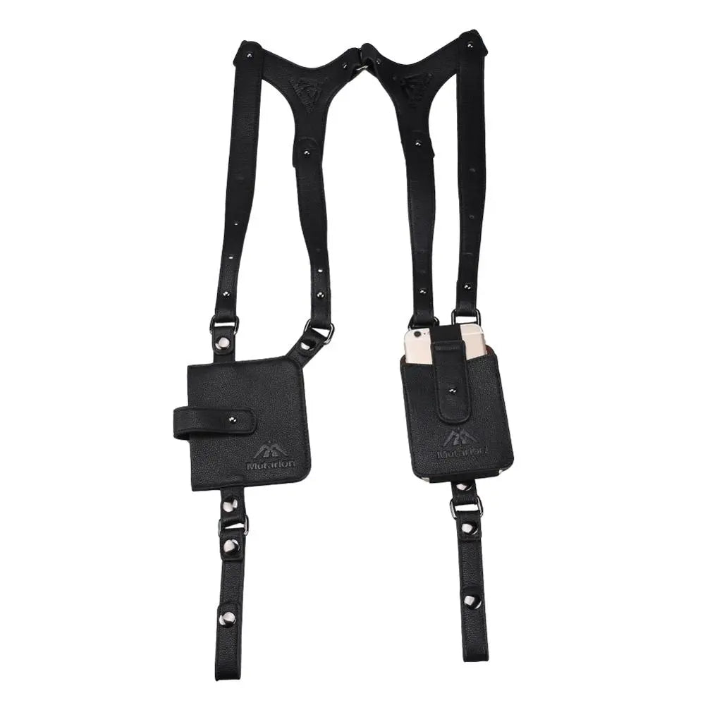 Retro Shoulder Double Pocket Holster