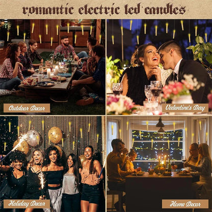 LED Candles with Magic Wand - Wholesalus