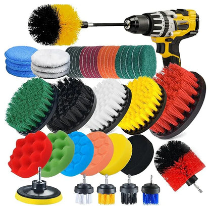 Drill Attachment Scrub Brush Kit - Wholesalus