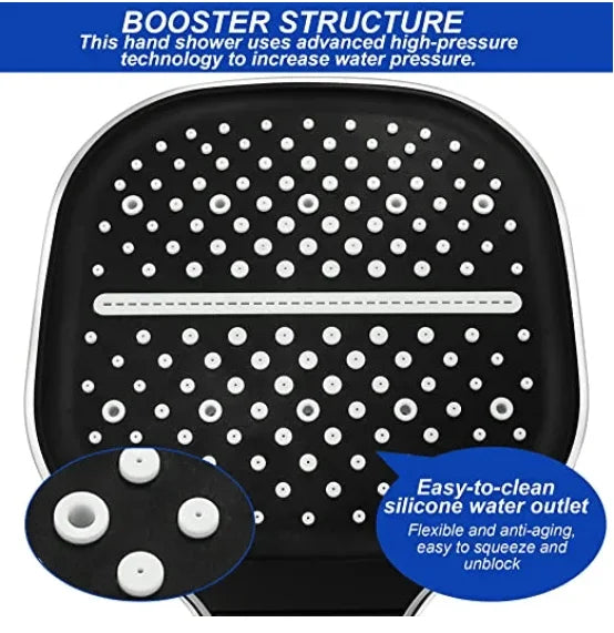 7 Modes Adjustable High-pressure Shower Head